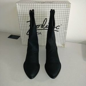 Vintage Zodiac USA Viva Boot, Men's Size 9.5, Black, Made in USA, NEVER WORN!